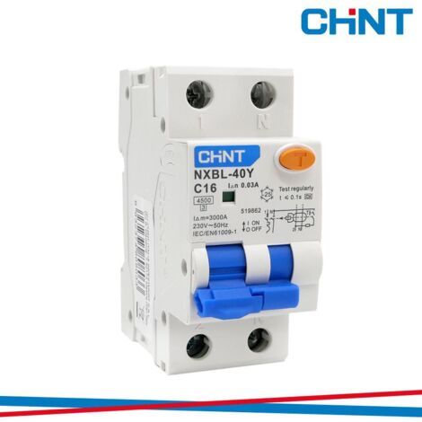 Interruttore differenziale magnet. 1P+N.16A CHINT