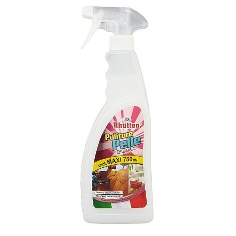 Pulitore pelle spray per auto casa sedili interni divani profuma e deterge  750ML