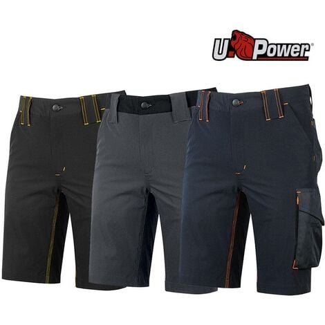 Bermuda da lavoro U-Power pantaloni corti uomo estivi con tasche porta  utensili