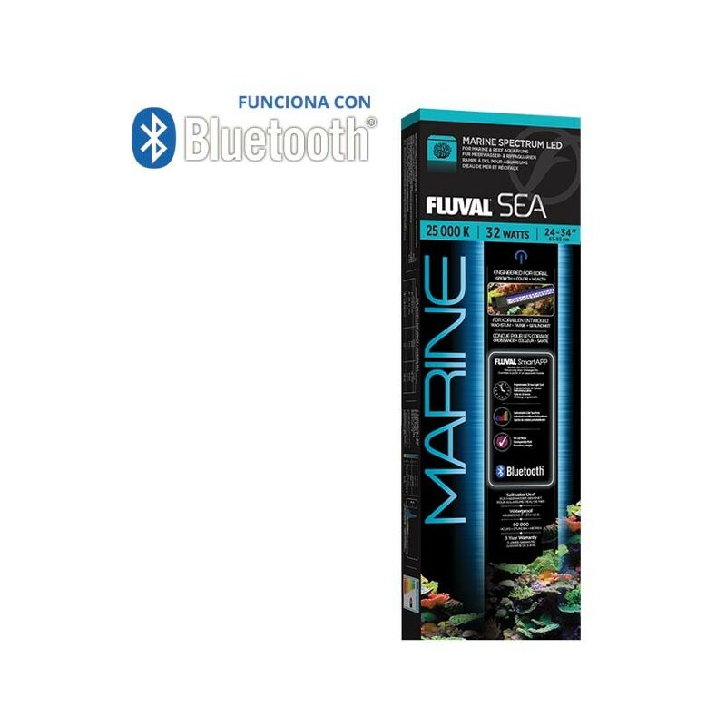 Luce Per Acquario Fluval Plant 4.0 32W, Per Vasche Da 61 A 85 Cm - Illuminazione LED Per Piante Acquatiche