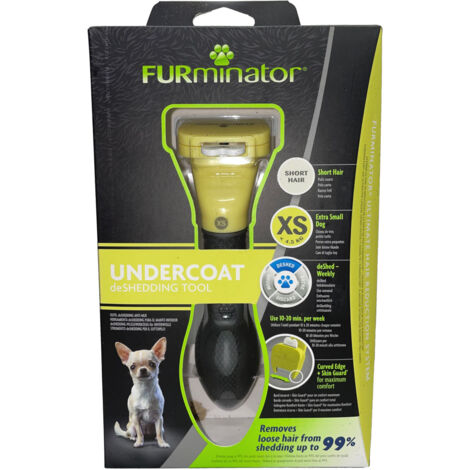 Furminator -UndertockbЩrsten -Hunde kurzes Haar, Mini XS Rennen