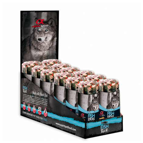 Alpha Ristra de Barrias de Pescado fÐ©r Hundekasten mit 12 x 16 Einheiten