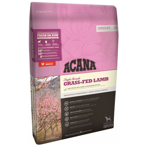 Acana -Gras -gefÙttertes Lamm Essen fÙr Hunde - 17 kg