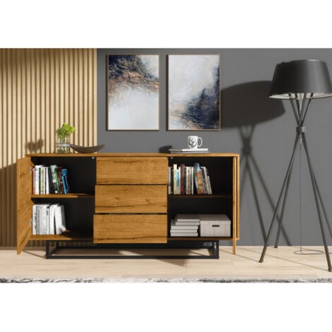 Sideboard 140cm Loft Retro Vintage Creative Furniture TV Unit