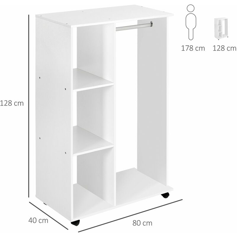 Compra Armario de 6 Puertas Mitu, con un cajón y gabinete 170,7 CM A X  162,0 CM An X 47 CM P Wengue / Blanco al por mayor