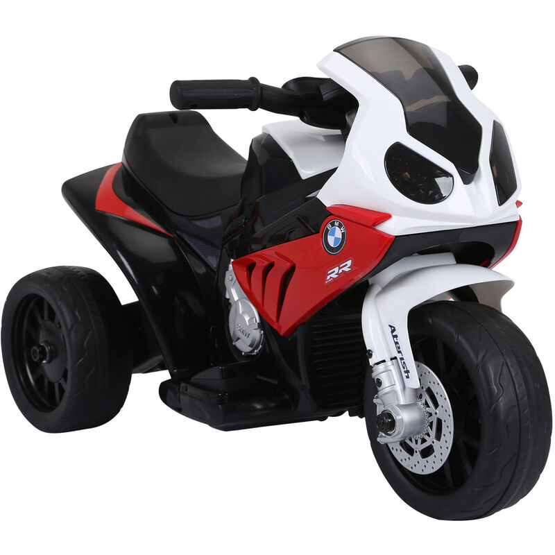 Moto Eléctrica BMW Triciclo Trimoto Infantil 6V Motobicicleta Niños +2 Años Rojo