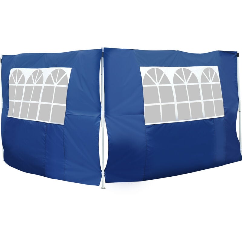 2 Paredes Parte Laterales para Carpa Tela Oxford Apto para 3x3 3x6 Azul