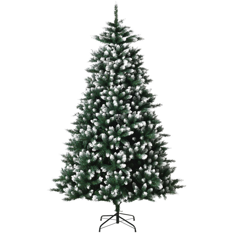 Árbol de Navidad de 210 cm Altura con 2012 Ramas Soporte para Interiores Verde