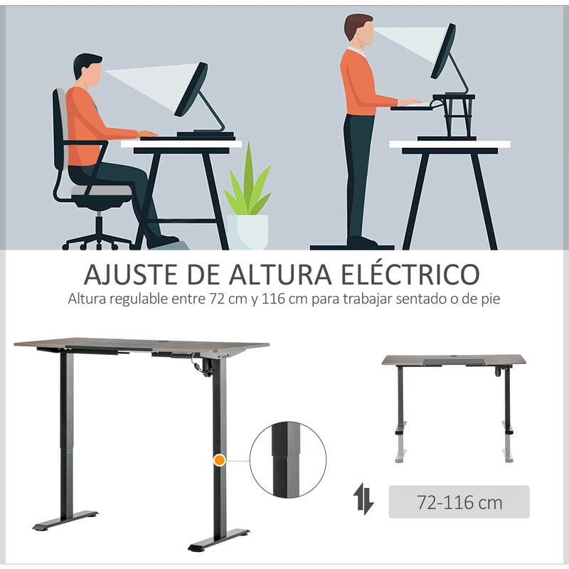 Oferta por este escritorio elevable eléctrico con memoria por 127,99€