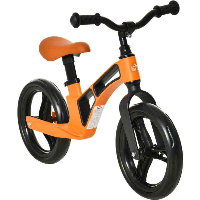 Bicicleta sin Pedales para Niños de 2-5 Años Bicicleta de Equilibrio Infantil con Sillín Ajustable de 39-34 cm Manillar Regulable Ruedas 86x41x49-56cm