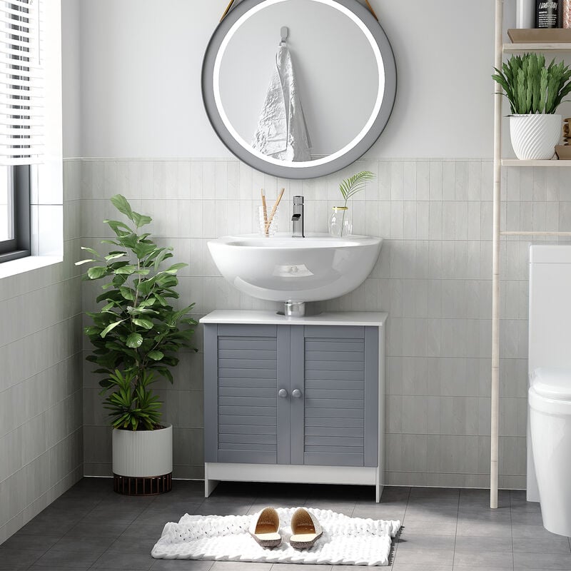 Armario de tocador de baño, fregadero de baño de montaje en pared, pequeño  lavabo de baño combinado con fregadero de cerámica, tocador de baño