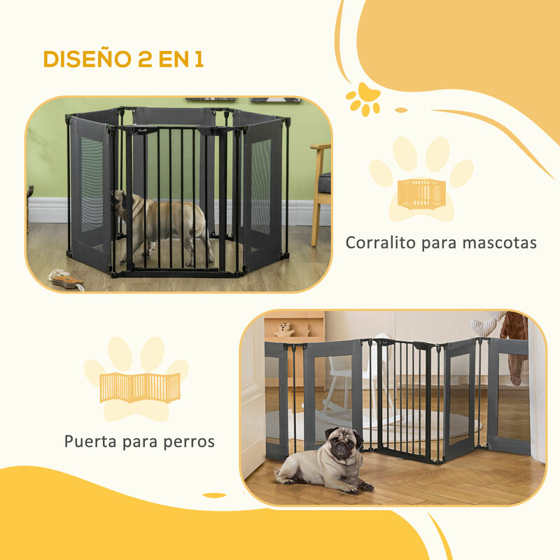 reja puerta para perros y gatos  Dog gate, Extra tall pet gate, Tall pet  gate