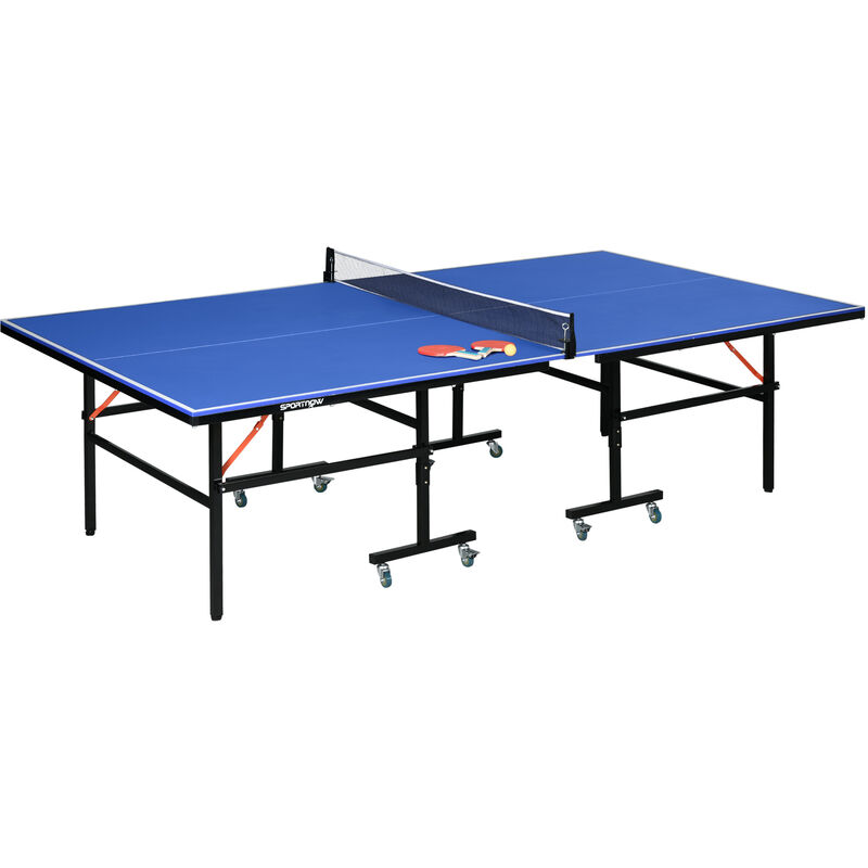 COSTWAY Mesa Ping Pong Plegable Tenis de Mesa con Red 152,4 x 76,2 x