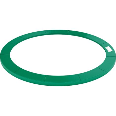 Cubierta de protección acolchada borde de seguridad para trampolines con diámetro Ø244 cm verde