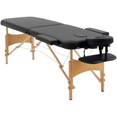 Camilla de masaje camilla plegable con altura ajustable 67-92 cm para uso profesional de belleza acupuntura y fisioterapia 210x81 cm