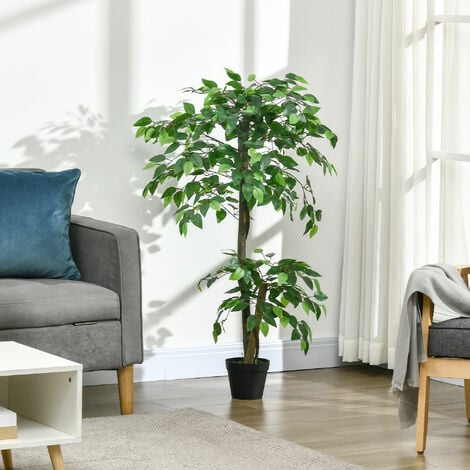 Árboles artificiales para decoración del hogar en interiores, plantas  falsas y plantas artificiales para interiores, plantas falsas artificiales