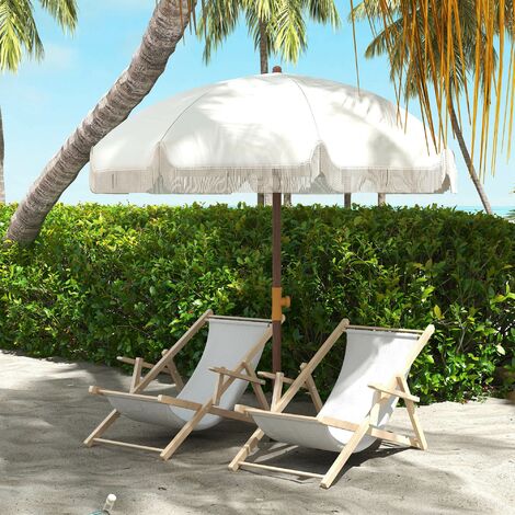 Funda Protectora Impermeable Para Sombrillas Playa/terraza 125x22cm - Tela Oxford 420D Con Asa
