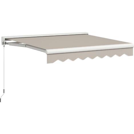 Toldo Retráctil Eléctrico o Manual 250x200 cm con Mando a Distancia Manivela Manual y Marco de Aluminio Toldo Portátil para Ventana Puerta Terraza