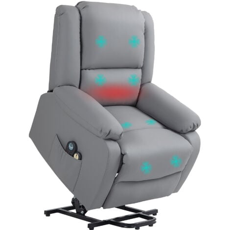 Sillón relax levanta personas eléctrico con punto de masaje