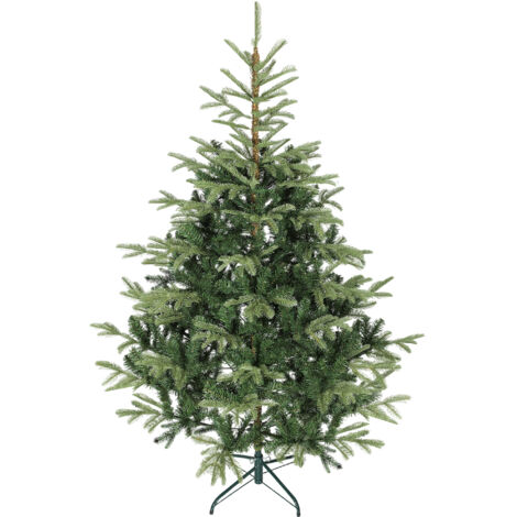 HOMCOM árbol de Navidad artificial 180 cm, árbol de Navidad con 772 ramas densas, soporte metálico plegable, fácil montaje, para interior, verde (1/5)