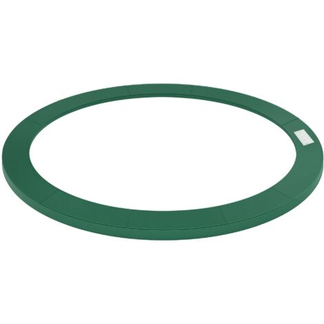 Cubierta de protección acolchada borde de seguridad para trampolines con diámetro Ø244 cm verde