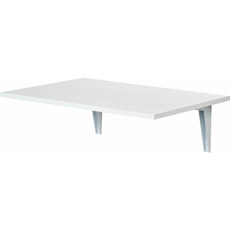 Mesa de comedor plegable con ruedas HOMCOM 120x60x76,5 cm blanco