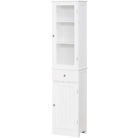 Mueble columna auxiliar 1 cajón 1 puerta alto 130 cm