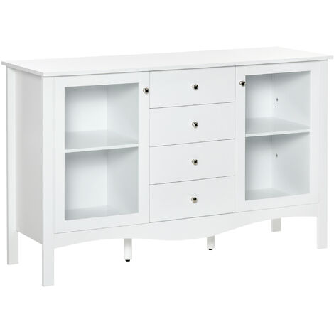 prissent Aparadores Salon 60x35,5x103,5 cm Mueble de Almacenamiento Aparador  Dormitorio Buffet Comedor Aparador Estrecho Aparador Entrada Recibidor  Mueble de Cocina Blanco Brillo : : Hogar y cocina