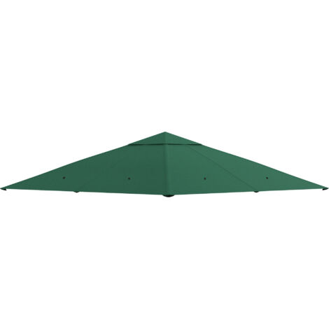 Techo de Repuesto 300x300 cm para Cenador de Jardín Cubierta de Repusto de Gazebo Exterior con 8 Orificios de Drenaje y Ventilación (1/5)