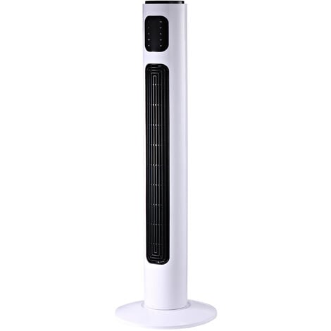 HOMCOM Ventilador de Torre con Control Remoto Oscilante Ventiladores de torre GLAZIAR 2 —