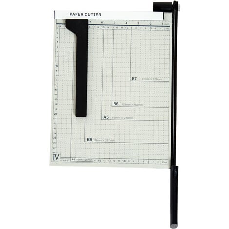  Tamaño manual de la cortadora de papel de la guillotina del  papel del cortador de papel A4 : Productos de Oficina