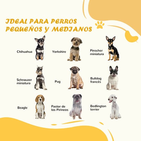 PawHut Barrera para Perros de Madera Valla para Mascotas Plegable de 3  Paneles con 1 Puerta y Patas de Apoyo para Pasillo Escalera 155x35,5x76 cm  Blanco