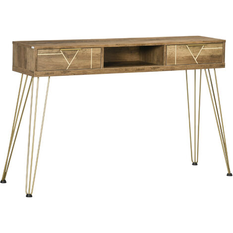 Mesa consola de madera para pasillo, juegos de muebles de sala de estar,  mesa de pasillo moderna, mesa de entrada