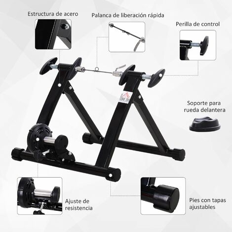 Bicicleta Montaña Adulto Rodillo Para Bicicleta HOMCOM Plegable