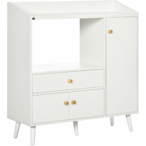 Mueble para cocina Simple 3 puertas Blanco/Wengue