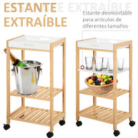 Carro de cocina doble 4 cestas 4 baldas y 2 cajones 85cm Alto x 67cm Ancho  x 37cm Fondo Color Blanco. cocina. carritos de cocina.ahorra espacio.mueble  cocina. organizador de cocina. Carro verdulero.