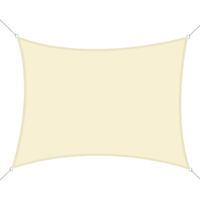 Toldo de Vela Rectangular para Jardín y Exterior Protección UV