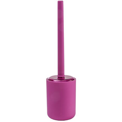 Dispenser da appoggio Serie True Colors di Cipì in resina soft touch fucsia, Arcshop