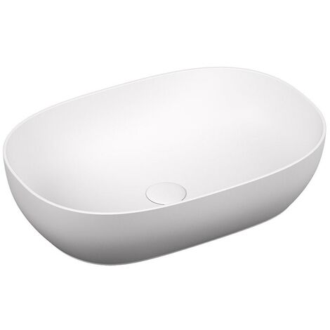 Lavabo da appoggio Ovale Vitra sanitari Bianco opaco da 60 cm 5995B401-0016