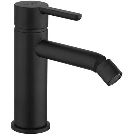 Miscelatore bidet nero Jacuzzi  rubinetteria Sunset per piletta click clack