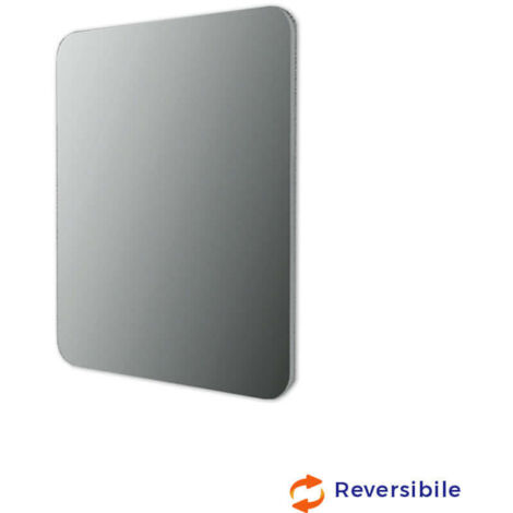 Specchio stondato filo lucido 90X74 reversibile forma rettangolare (1/4)