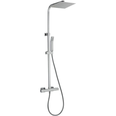 Colonna doccia termostatica Huber Quadro 35 con miscelatore a corpo fredda