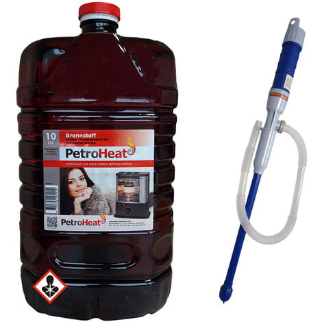 Petroleum 10 L Liter Petroleumofen Heizofen Petroleumofen inkl.  elektrischer P