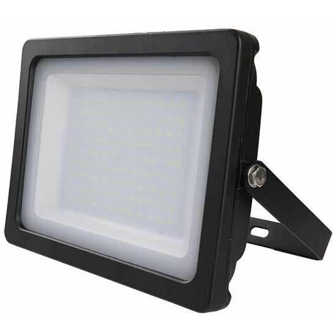 Foco proyector led 100W SMD 100° Super Slim Serie Shiny Negro Temperatura de color - 3000 K Blanco cálido