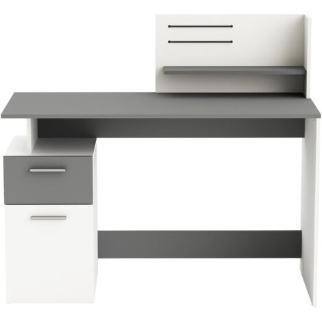 Comodino in legno con 3 cassetti bianchi 41x33,5x68. | Leroy Merlin