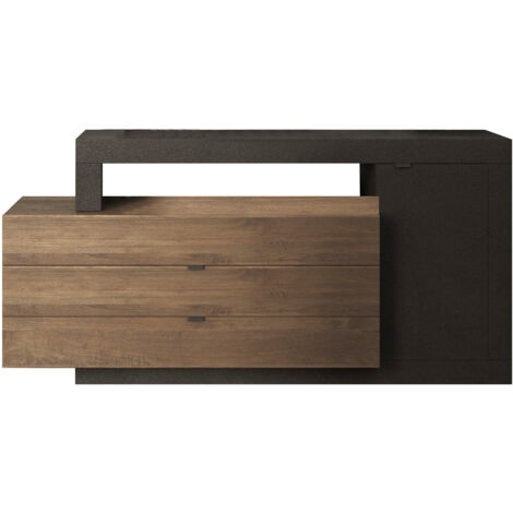 Buffet 1 porta e 3 cassetti Journey - L160 cm (1/4)