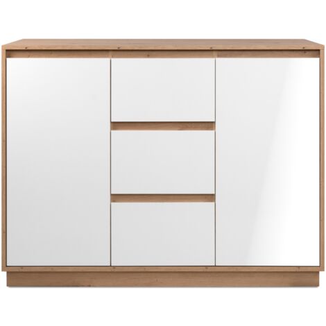 Credenza 2 porte e 3 cassetti L117 cm - PHOENIX (1/5)