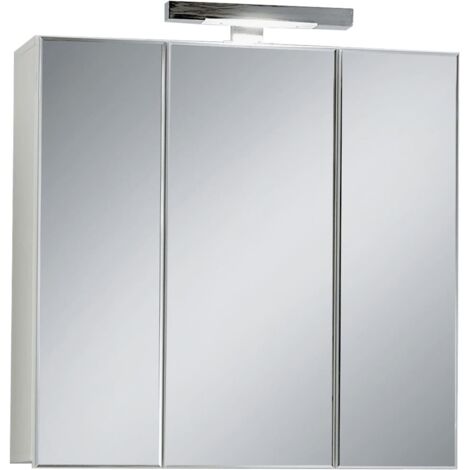 Mobile Alto Bagno 30x140x30 Cm - Con 2 Ante, Cassetto E Ripiano, Bianco - Foto 2