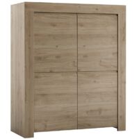 Credenza 4 ante linea Clear in Rovere Cadiz