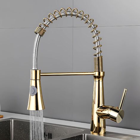 Küchenarmatur Messing Antik, Wasserhahn Küche Produktbild-Vorschau 10
